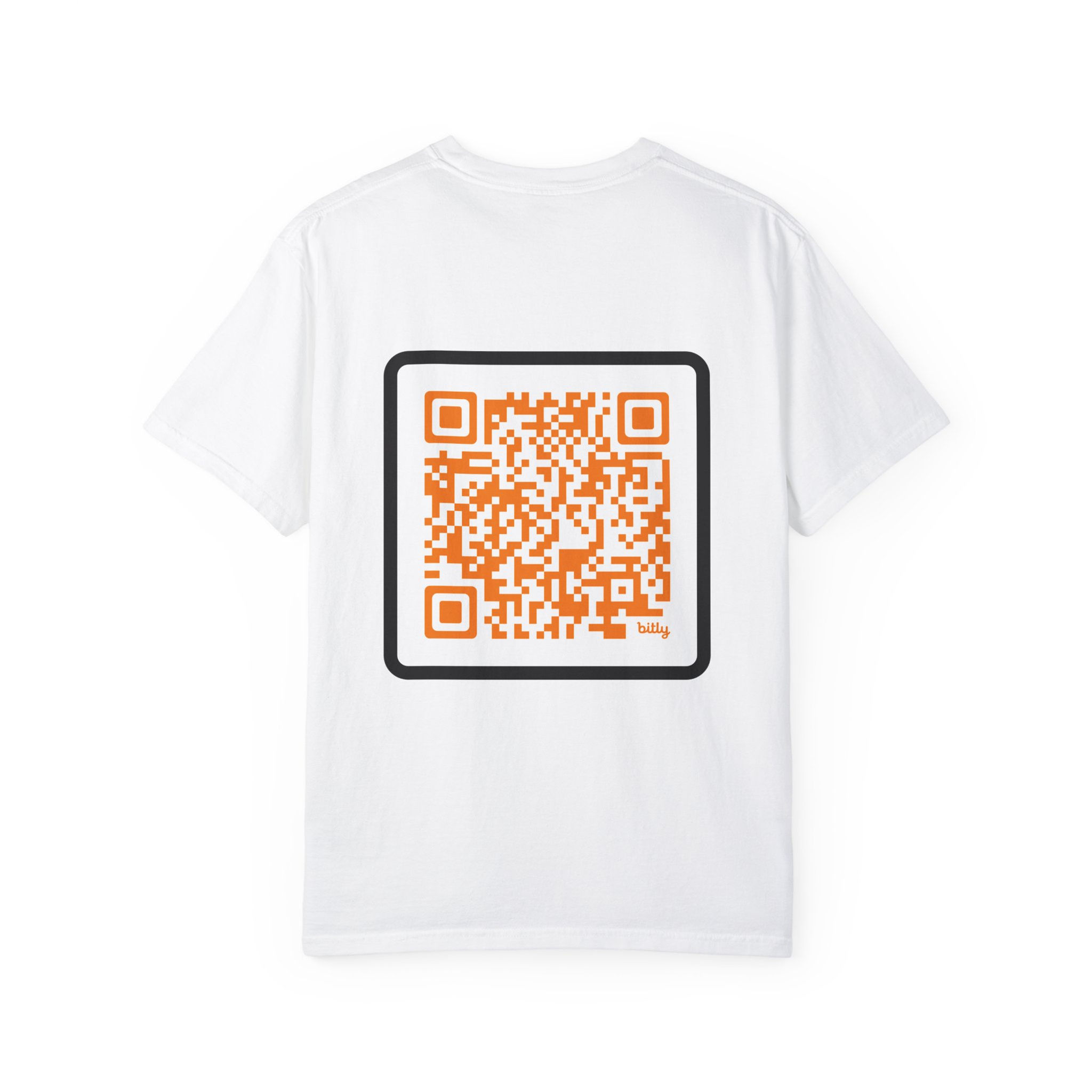 Plain Ol' White Tee with QR Code