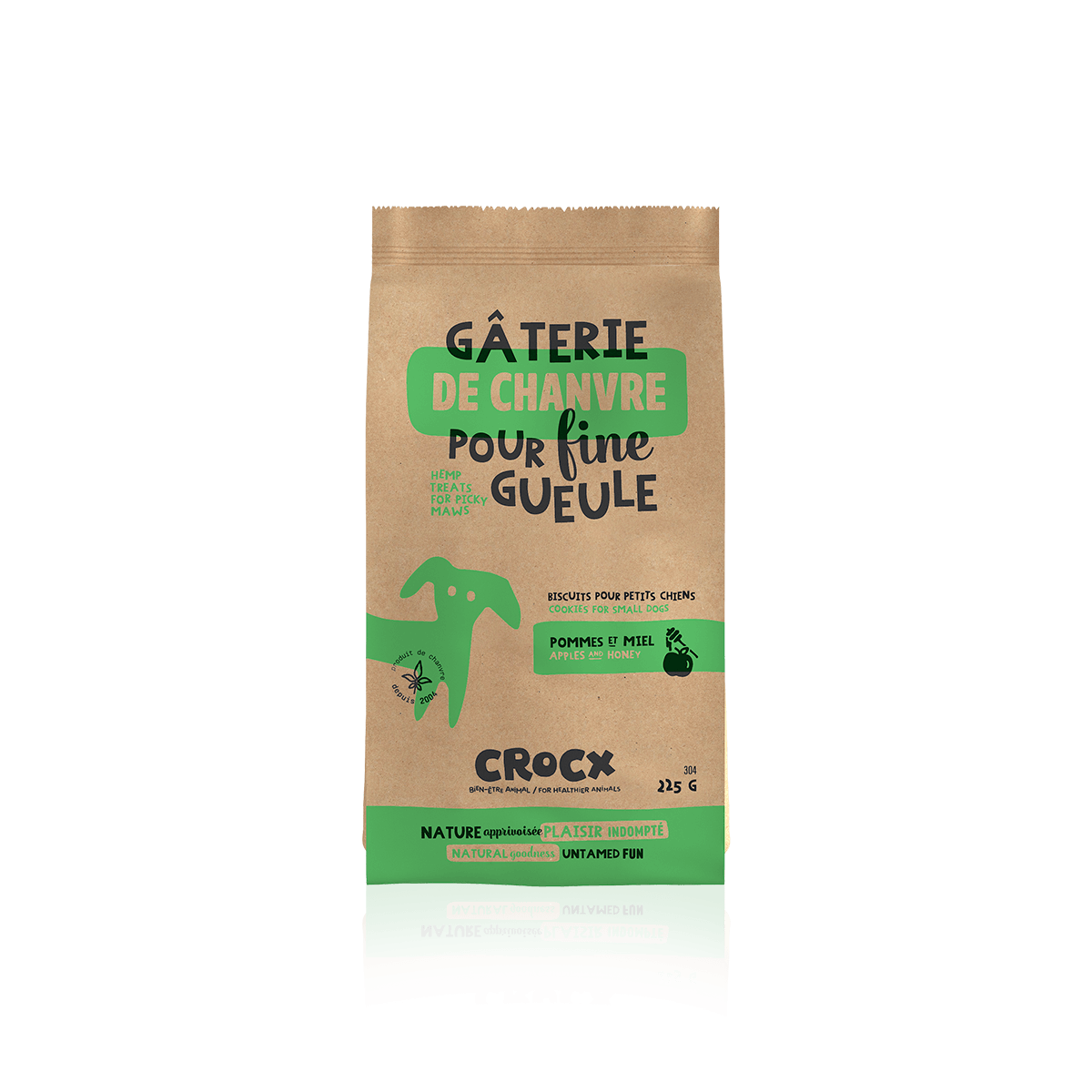 Gâterie de chanvre pomme et miel