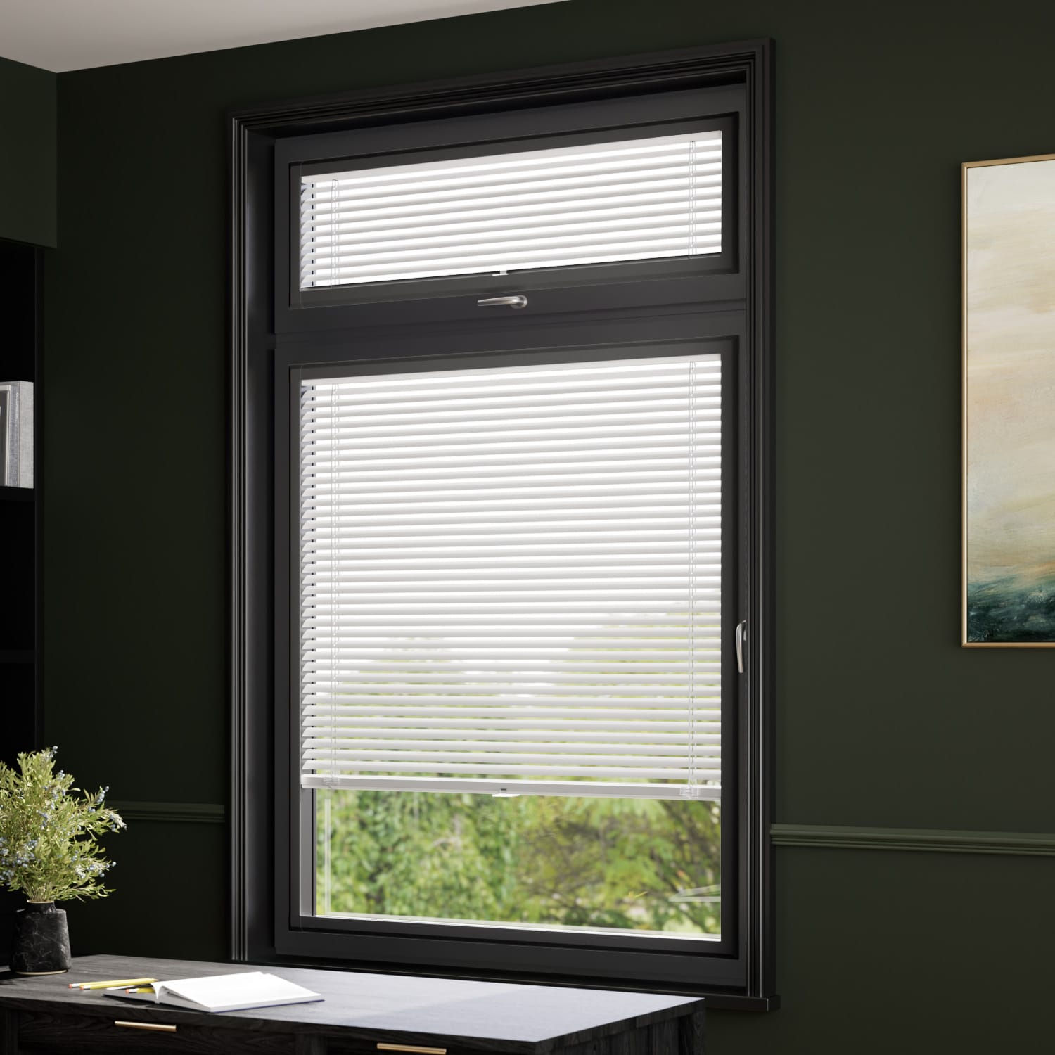 No Drill Perfect Fit® Neutral Grey Venetian Blind