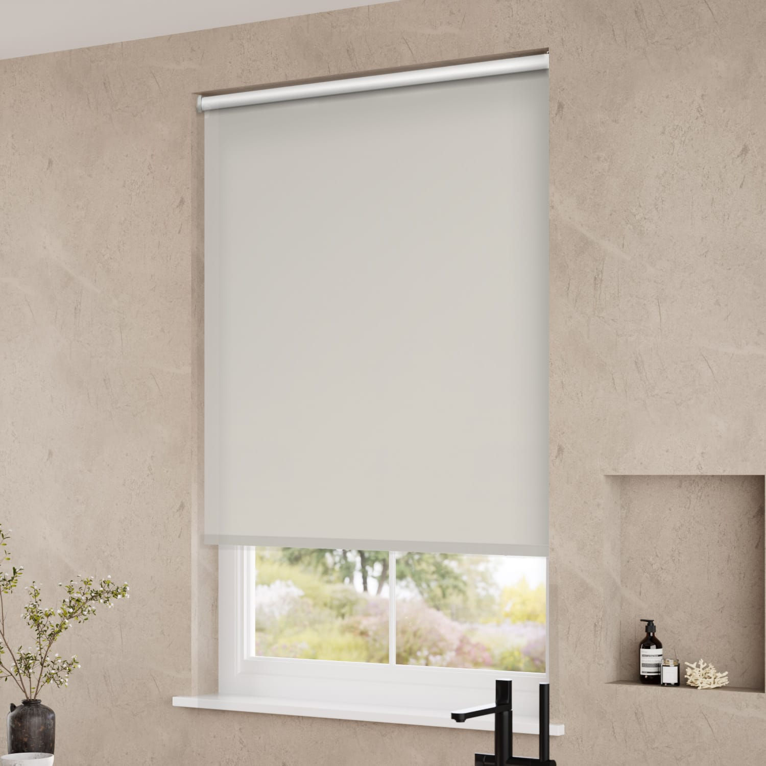Toledo Blackout Grey Roller Blind