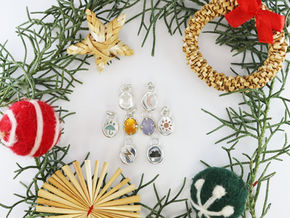 コロンと可愛いカボションのネックレス