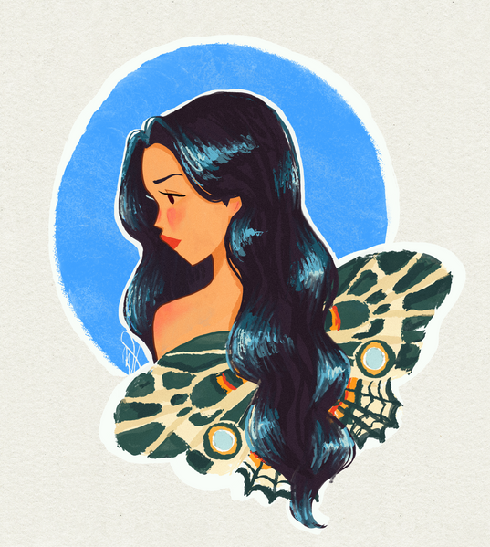 Butterfly girl