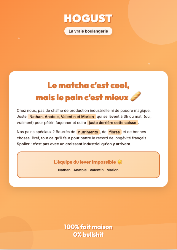 Exemple d'affiche à afficher en boutique faite par l'IA en moins de 10 minutes chrono !