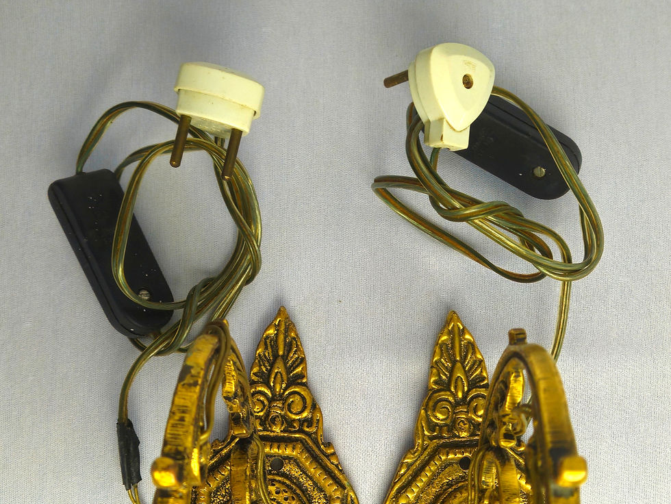 Miniatura: Par de Arandelas em Bronze