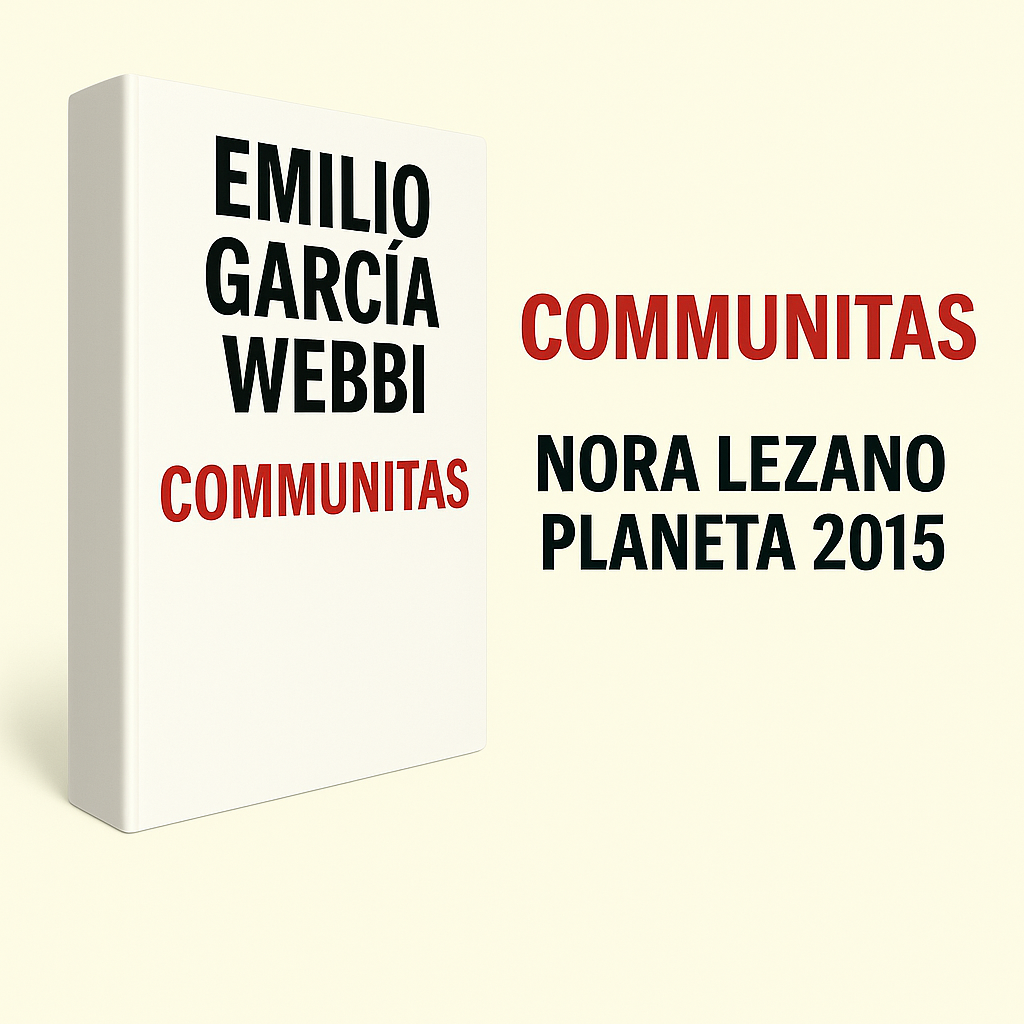 📖 Communitas-Emilio García Webbi, Nora Lezano