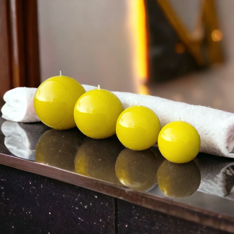 Bougie jaune
