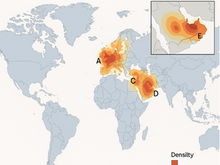 Global GNSS Interference Heat Map 2022-2025