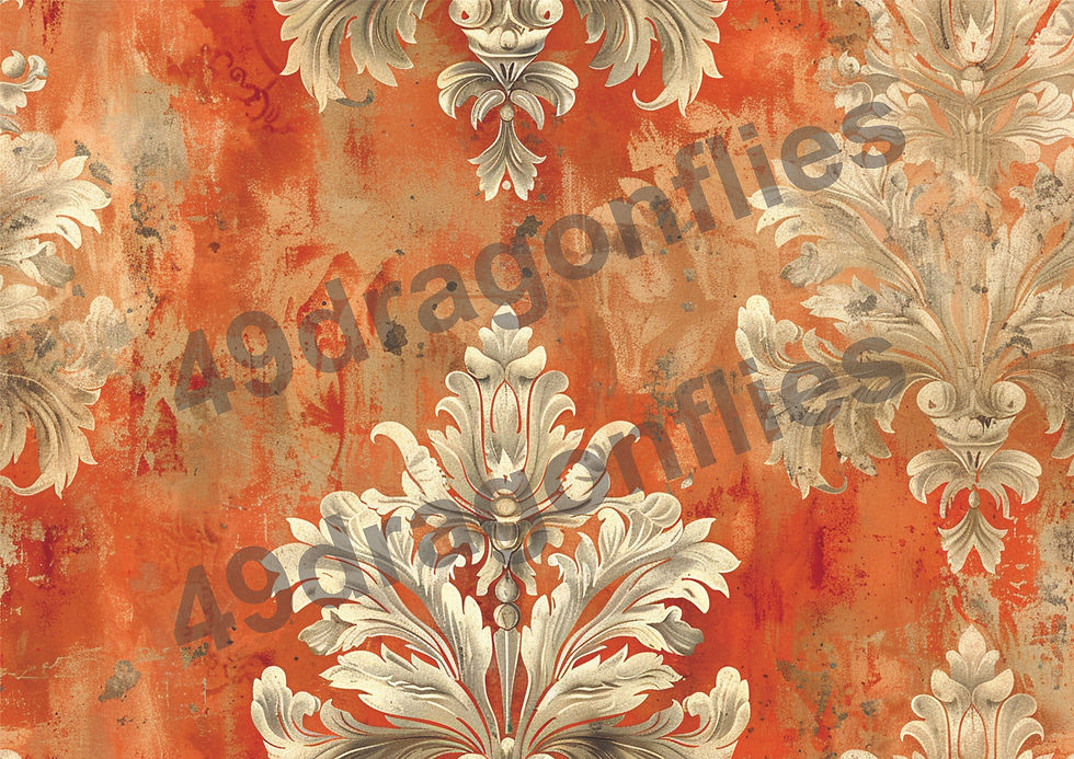 Thumbnail: Damask Wallpaper Backgrounds COLORS A4