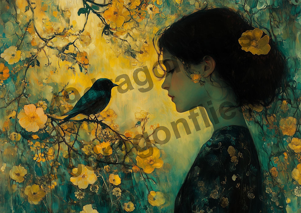 Thumbnail: Spring Muse Backgrounds A4 Size