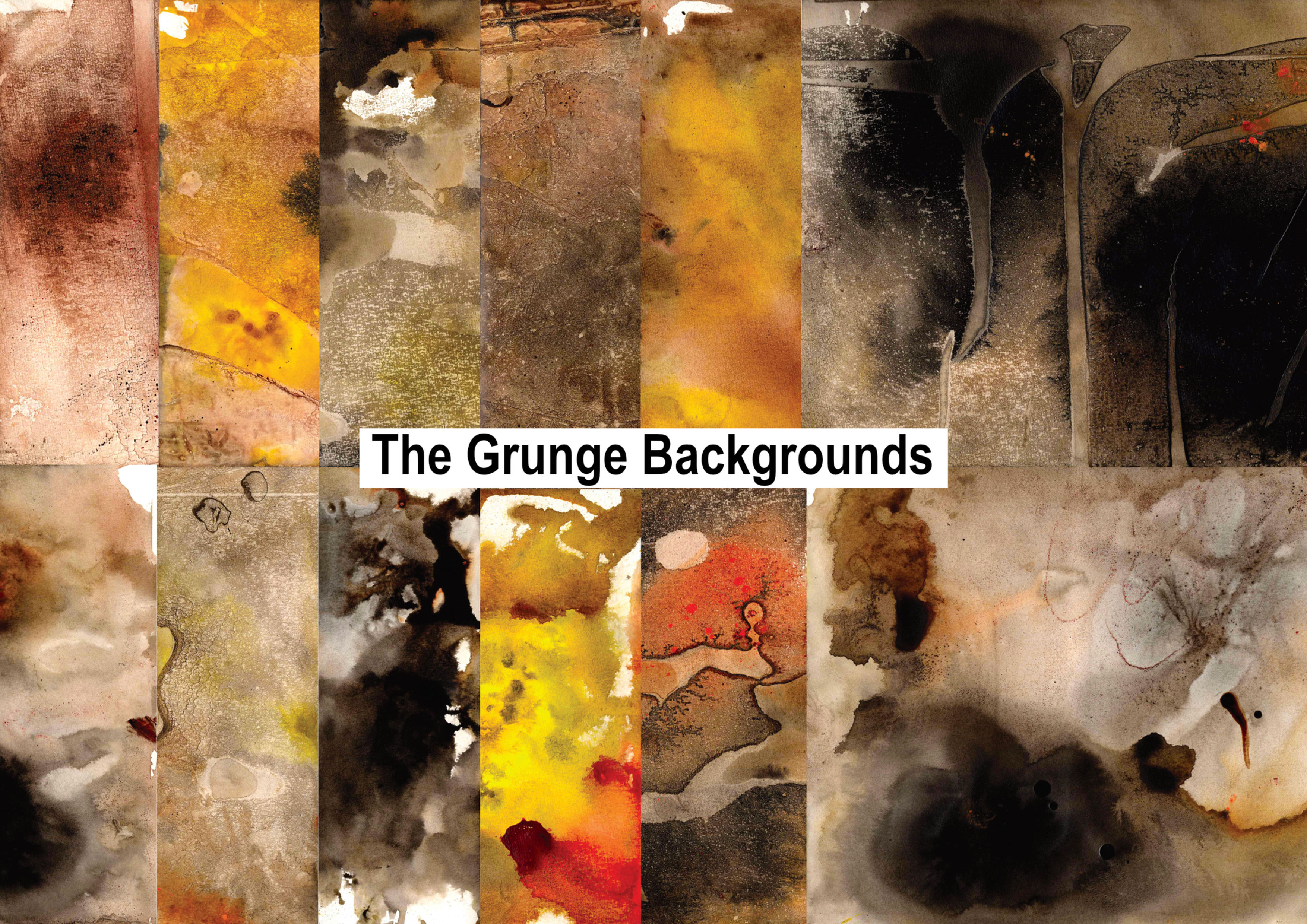 The Grunge Backgrounds US Letter Size