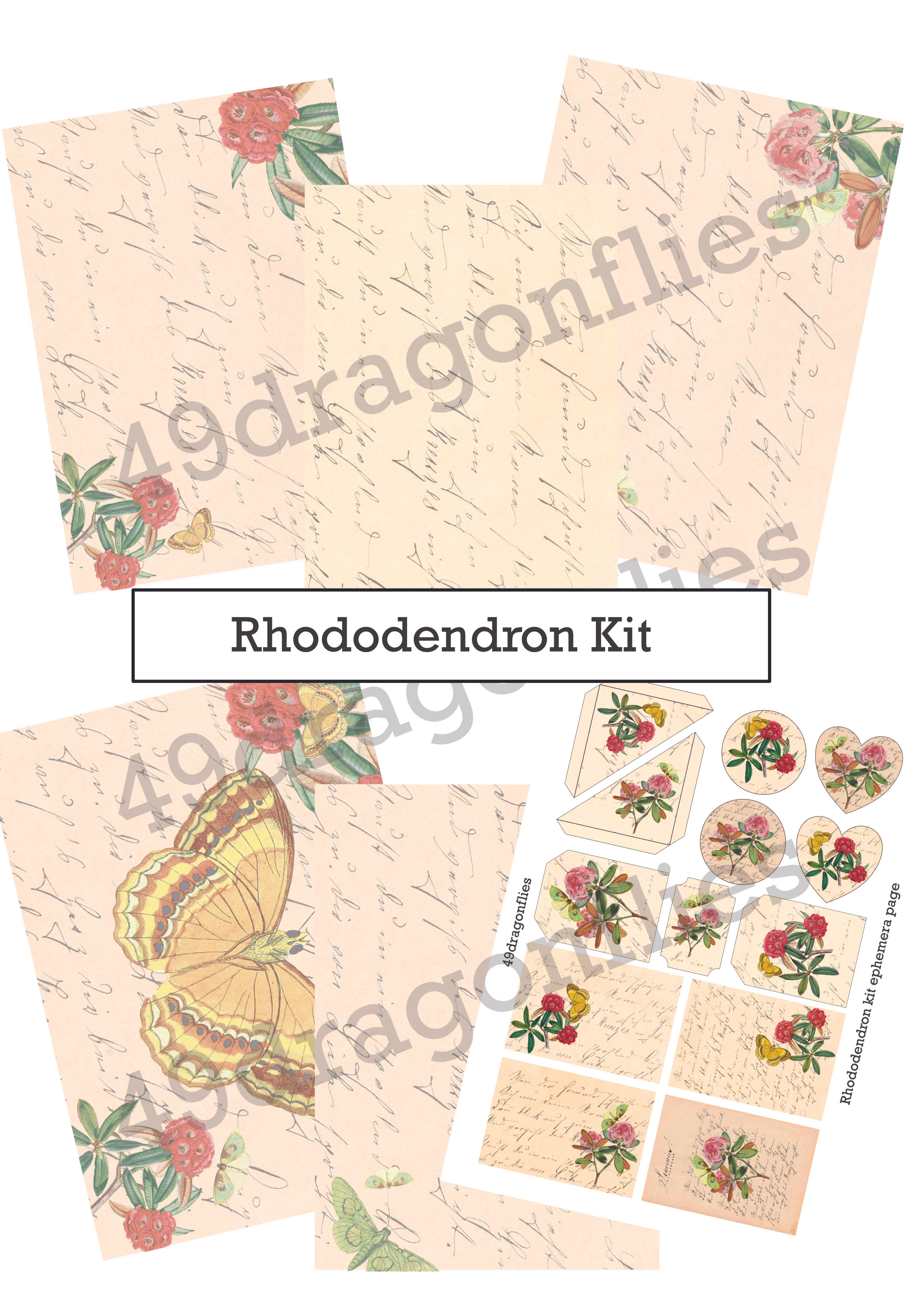 Rhododendron Journal Kit