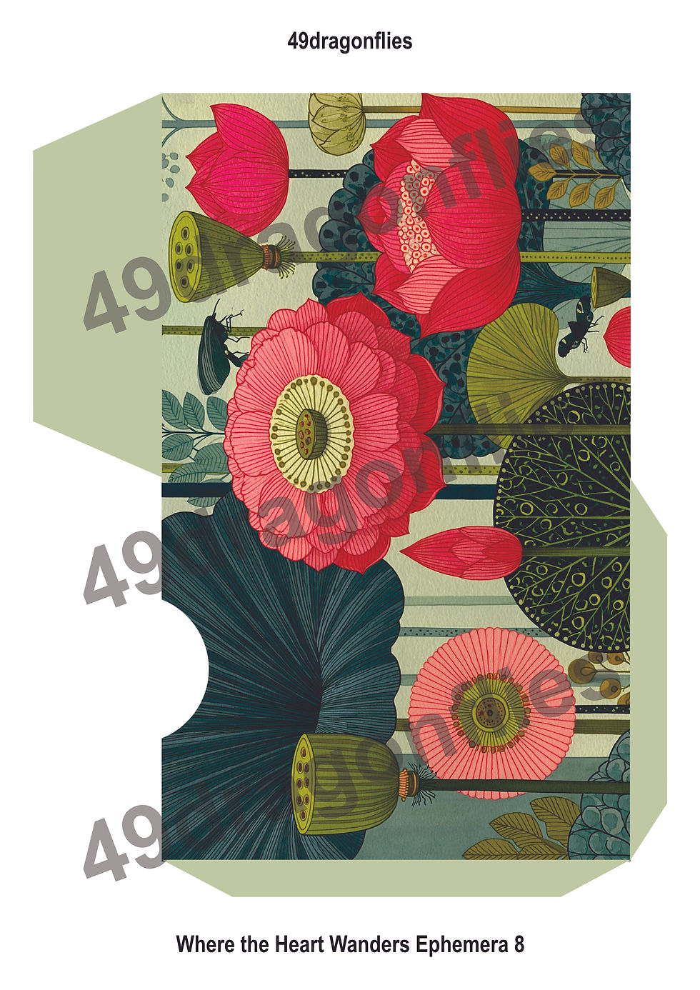 Thumbnail: Where the Heart Wanders Ephemera US Letter Size