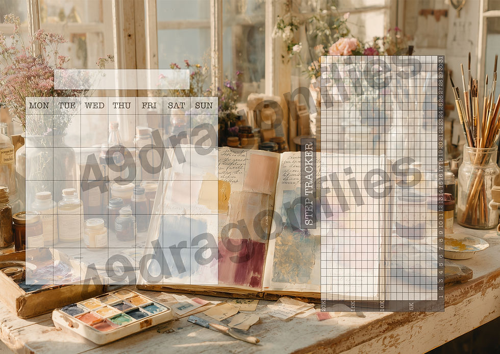 Thumbnail: A Place to Land NO DATE Planner Pages US Letter Size