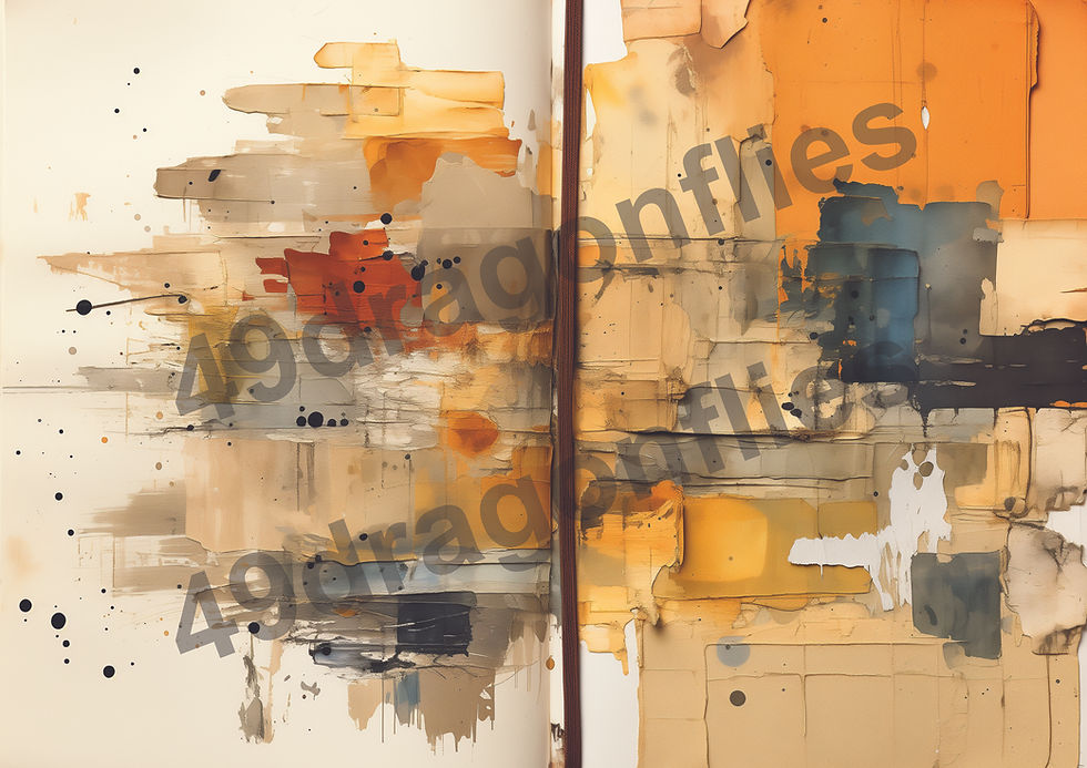 Thumbnail: Splatter and Paint Backgrounds A4 Size