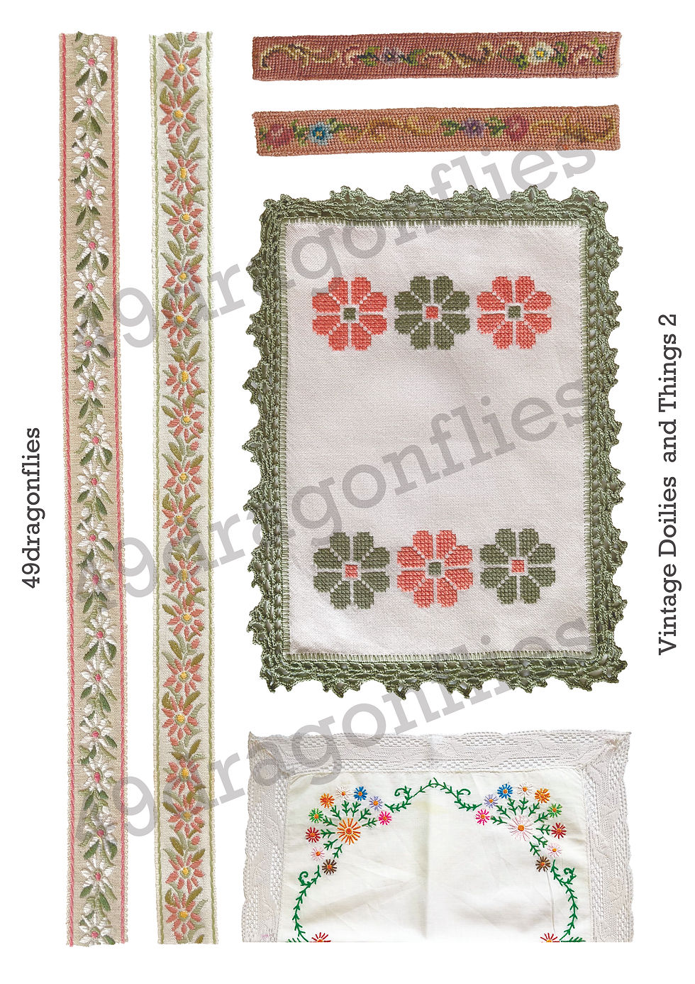 Thumbnail: Vintage Doilies and Things 1-3