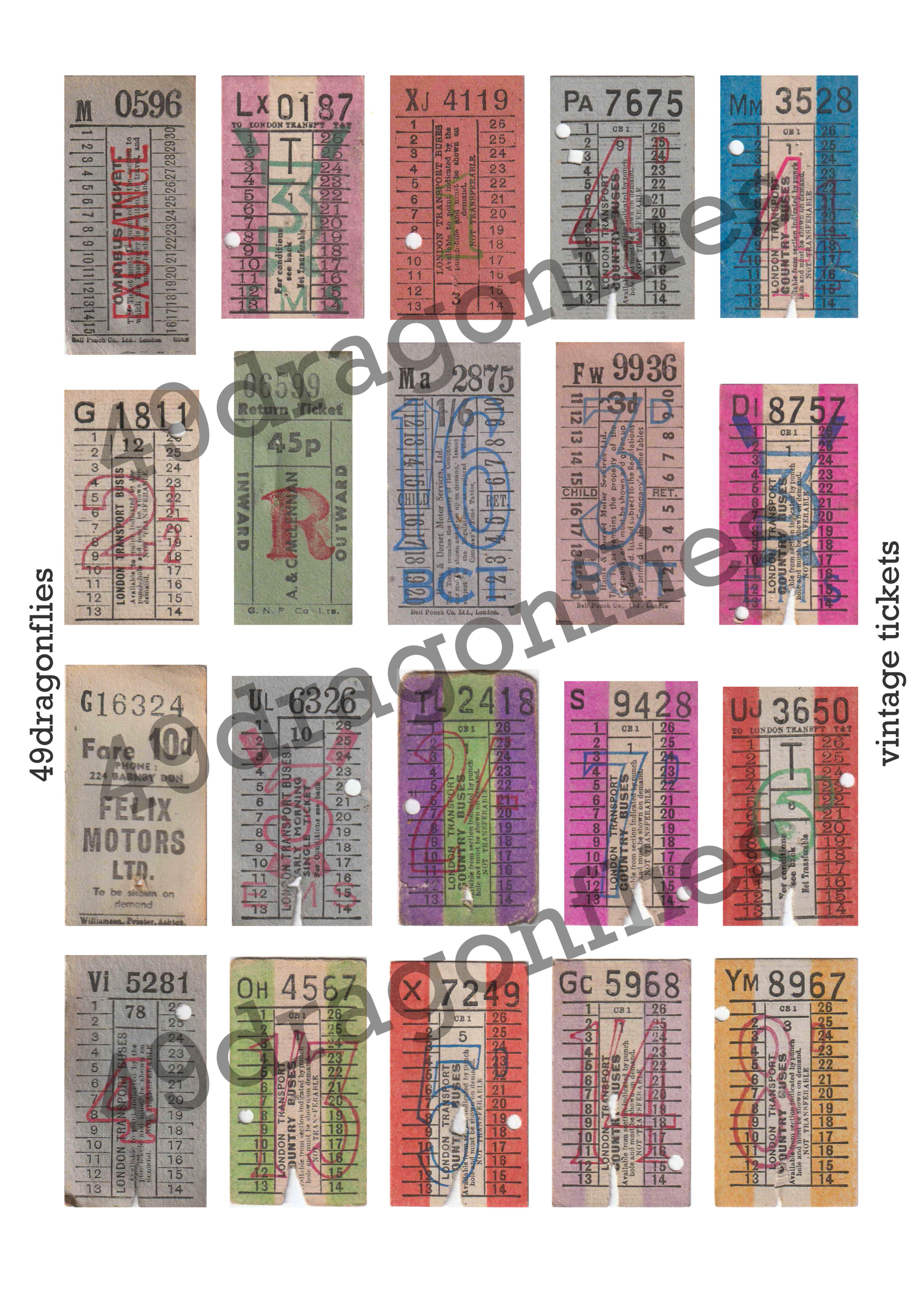 Vintage Tickets