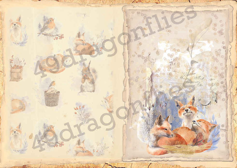 Thumbnail: Winter Wonderland Backgrounds US LETTER SIZE