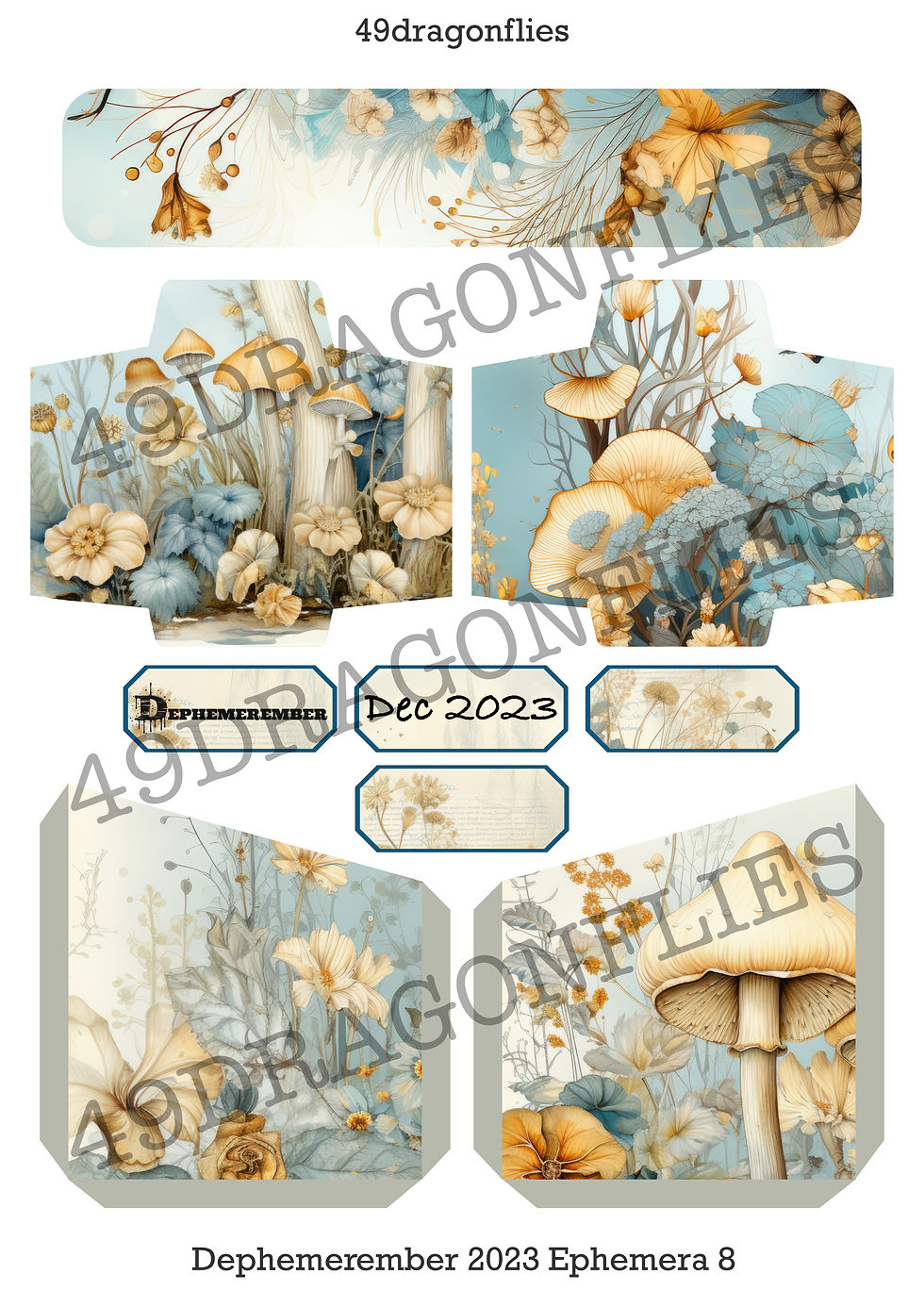 Thumbnail: Dephemerember 2023 Ephemera A4