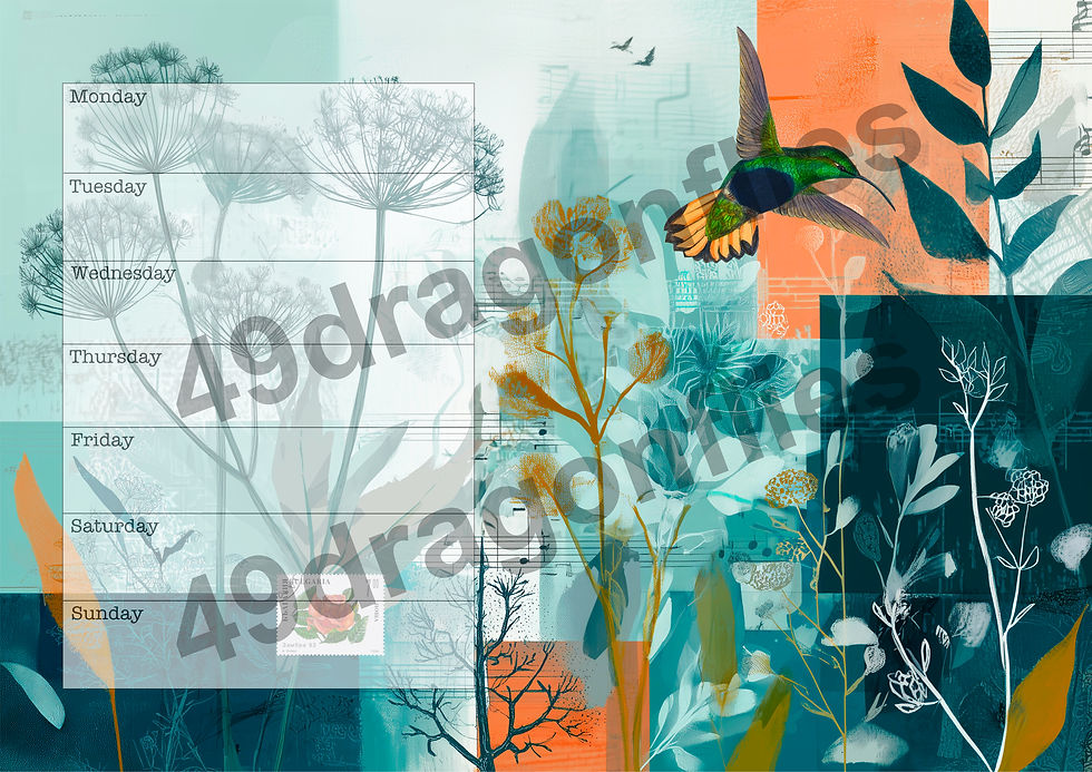 Thumbnail: Paper Botanist NO DATE Planner Pages US Letter Size