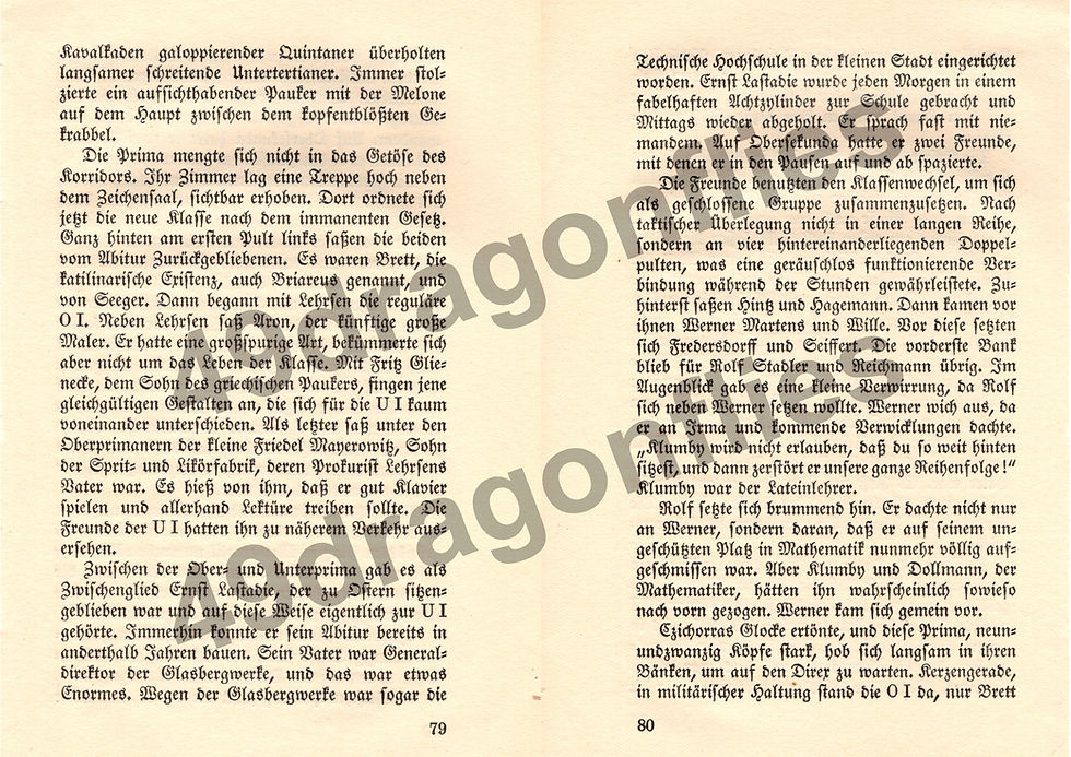 Thumbnail: German Vintage Book Pages A4