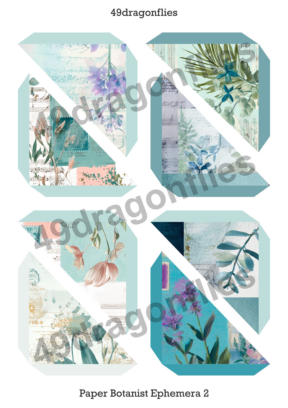 Thumbnail: Paper Botanist Ephemera US LETTER Size