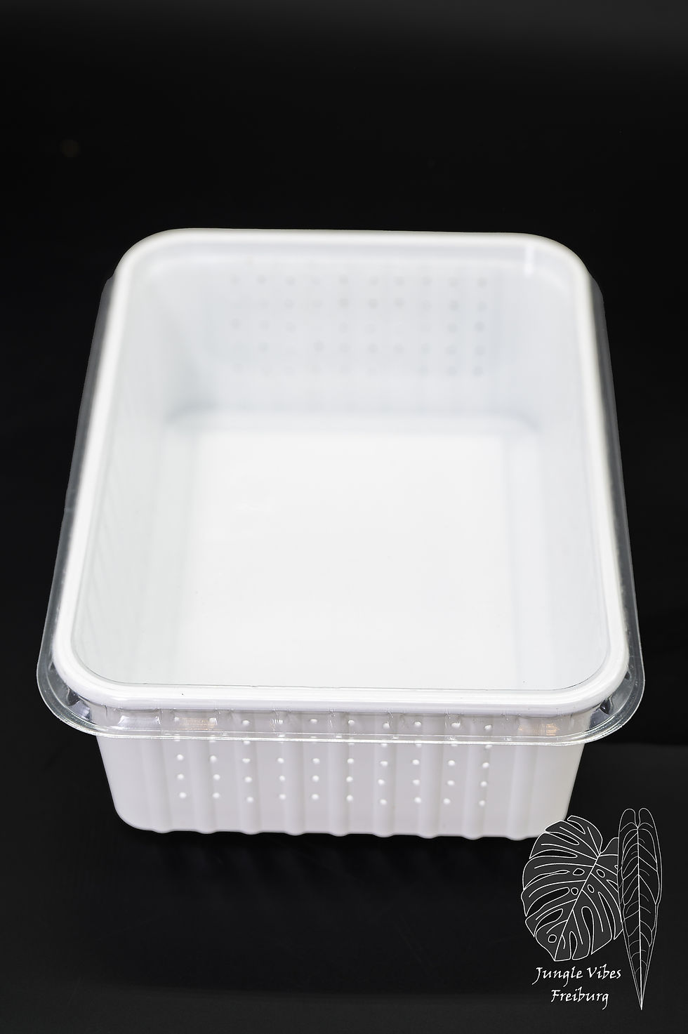 Rechteckdose 1L - perforiert an 2 Seiten