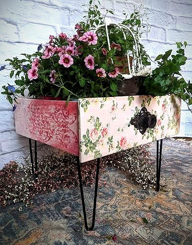 Rose Chintz UPcycled Drawer