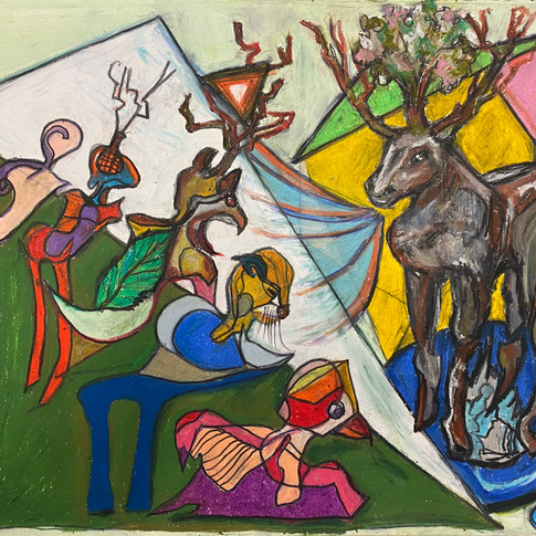 'Conference of the land beyond. 2021. £450.