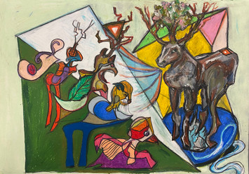 'Conference of the land beyond. 2021. £450.