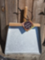 Thumbnail: Classic Tin Dust Pan, Amish Made, sold as an excellent accessory for many of our
