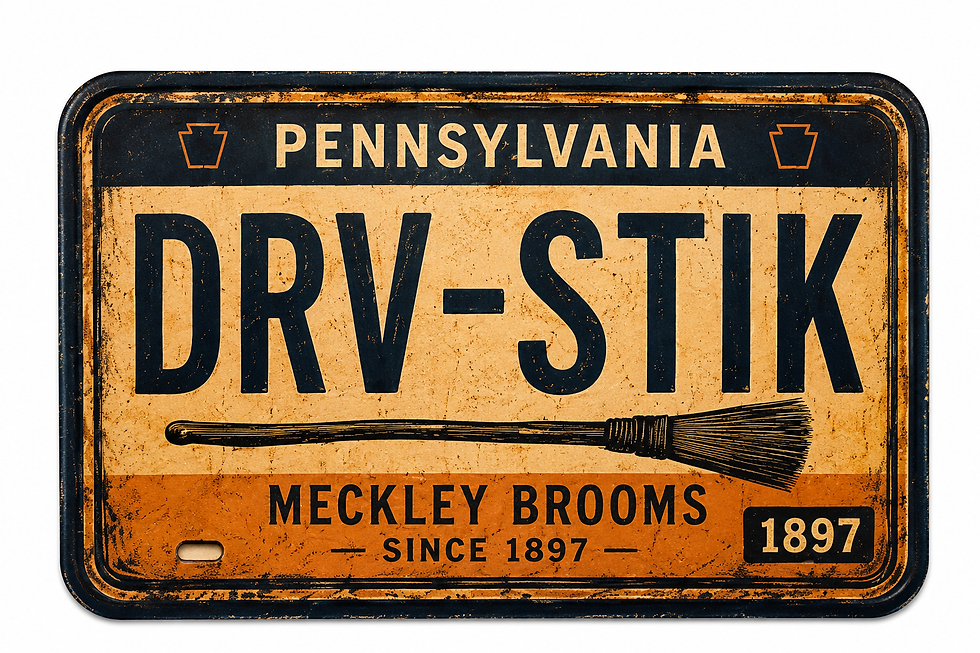 Thumbnail: Meckley Brooms Vinyl Decal Stickers