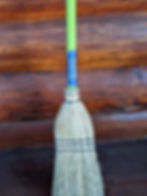 Thumbnail: Child's Broom, Kid Sized Corn Broom, Hearth Sweeper
