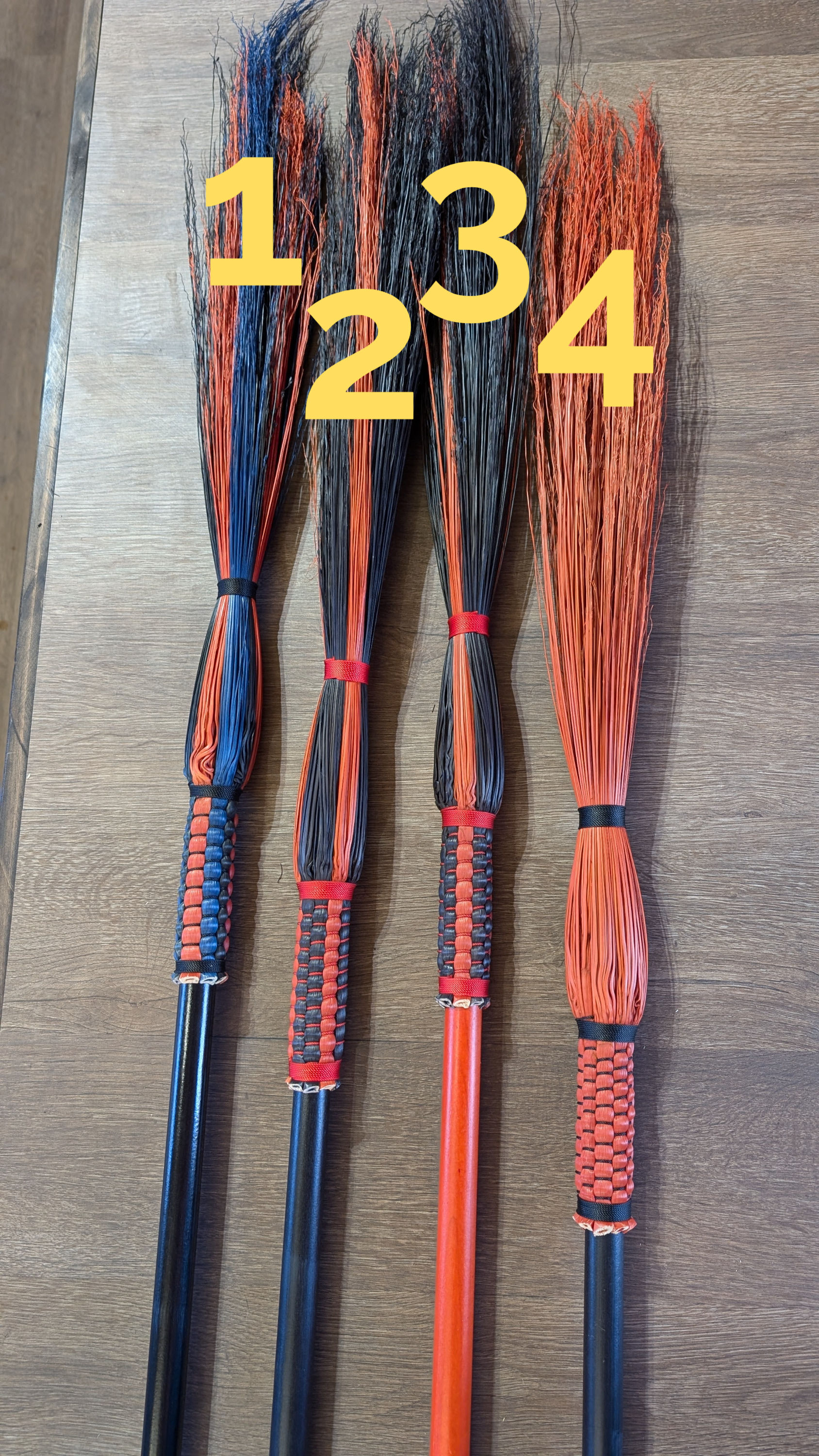 Cobweb Broom Orange Collection