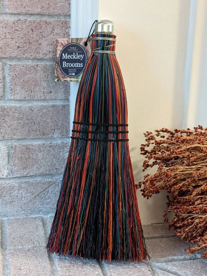 Thumbnail: Black Rainbow Whisk Brooms, Turkey Wing, Hawktail or Traditional styles