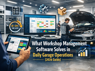 What workshop management software actually solves in daily operations