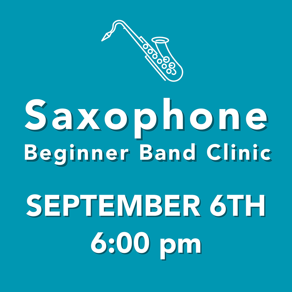 Saxophone - Beginner Band Clinic