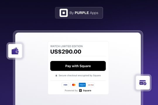 Square Payment Button banner