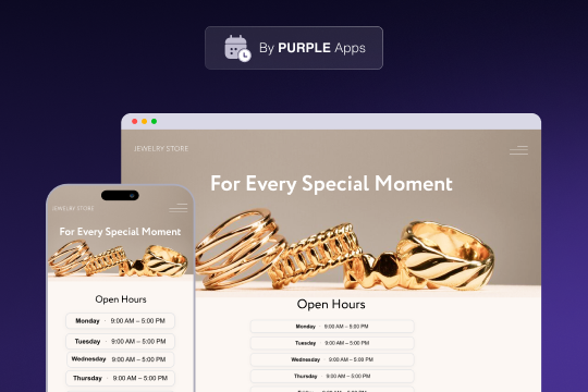 Business Open Hours banner