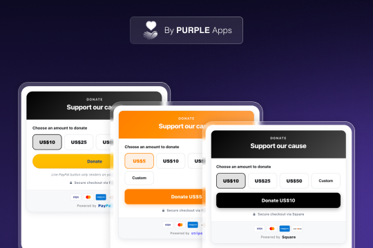 Donation Payment Button banner