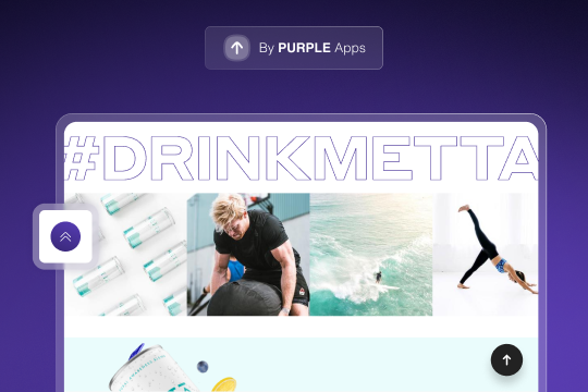 Back to Top Button banner