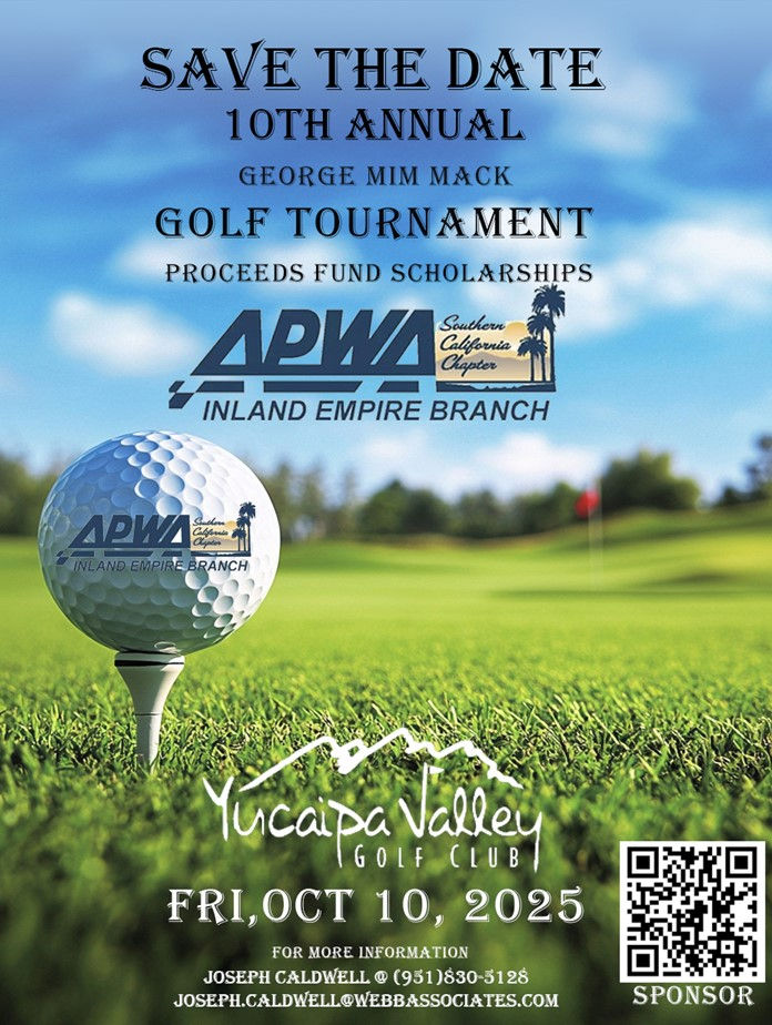 APWA 10th Annual Golf Tournament | Sponsorships with Foursome Packages