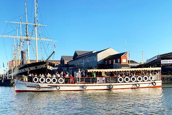 Family boat trip on the Bristol Packet
