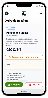 Czare pour les cuisinistes