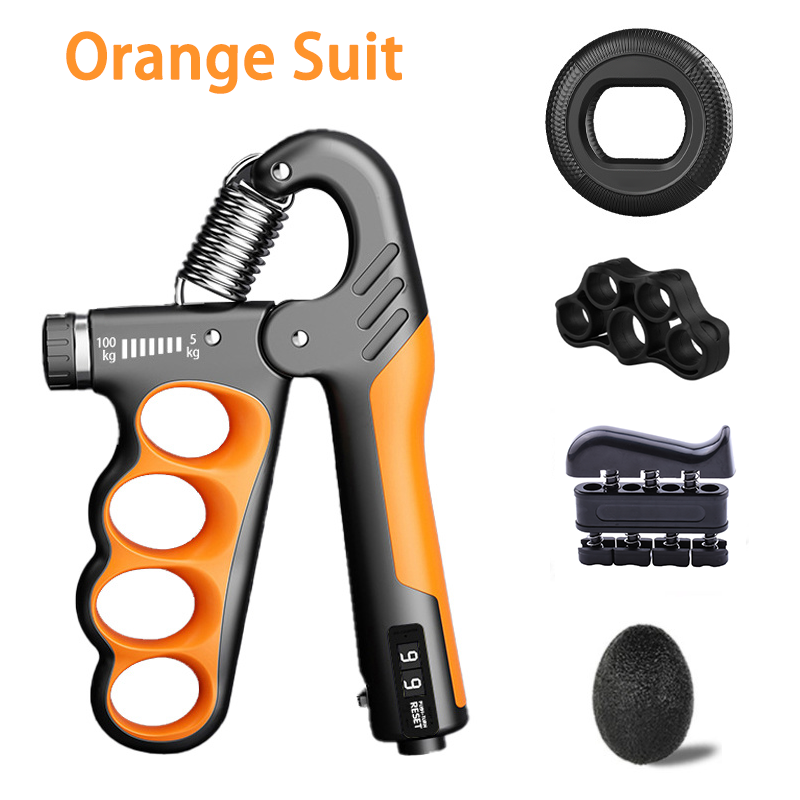 Thumbnail: 5-60/100/150kg Grip Strength Gym Wrist Expander Hand Strengthener Adjustable Mus