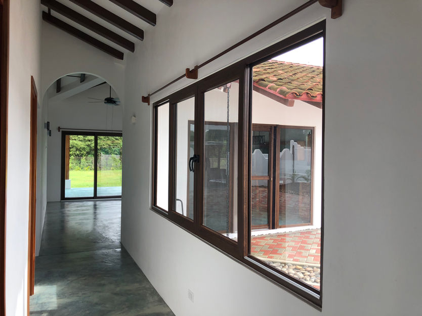 Architectural details of house near Playa Arenal in Pedasí