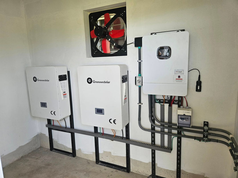 Solar system to make the home energy efficient.