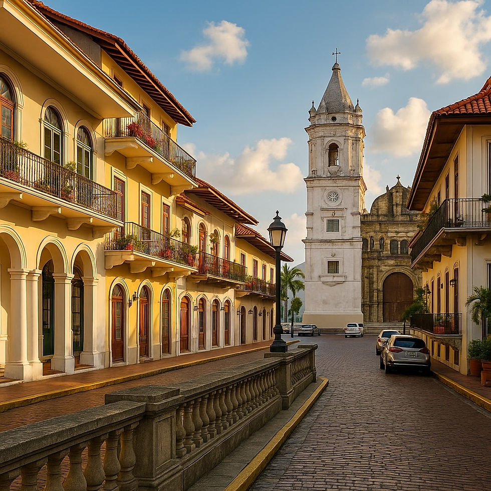 Casco Viejo, old part of Panama City