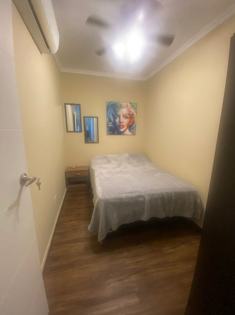 “Master bedroom with Bay of Panama view – Oasis on the Bay residence Punta Pacífica”