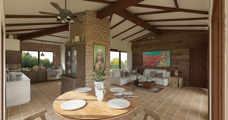 “Unfinished one-bedroom house with terrace and open layout on a spacious lot near Playa del Toro, Pedasí.”