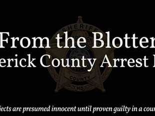 Frederick County Weekly Arrest Log (10/24-10/30)